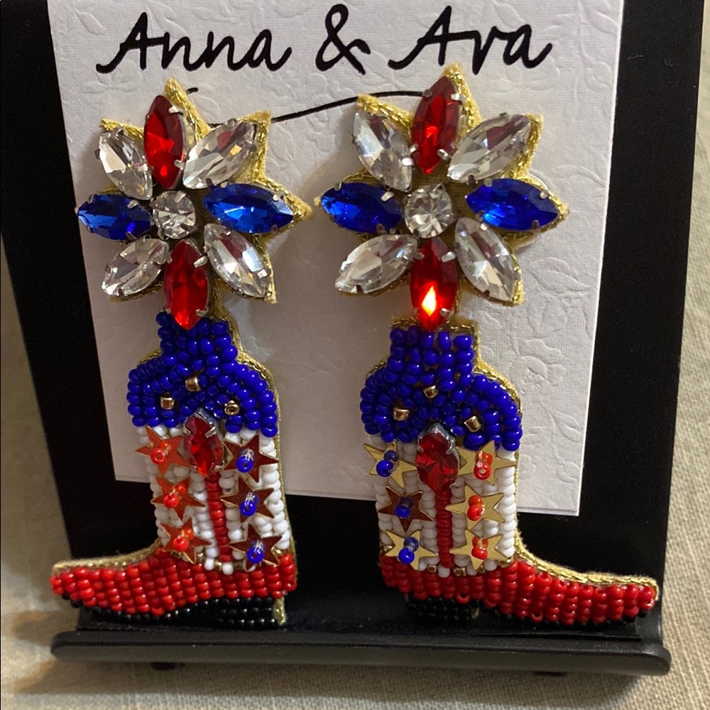 Anna & Ava Red and Blue Decor Accents with Luxurious Satin Ribbons